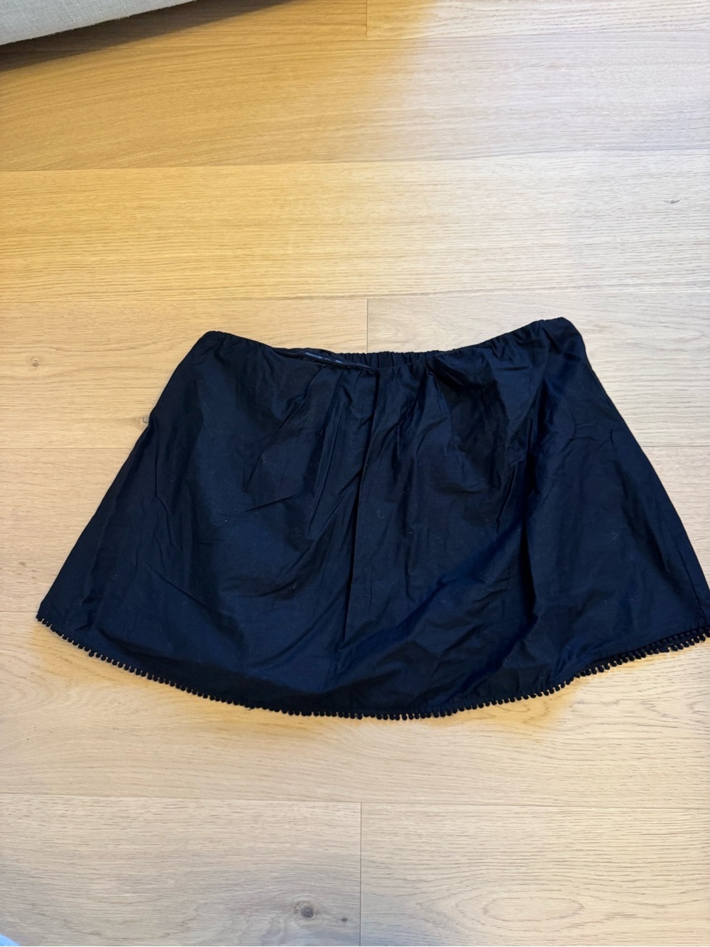 Anthropologie Black Strapless Top